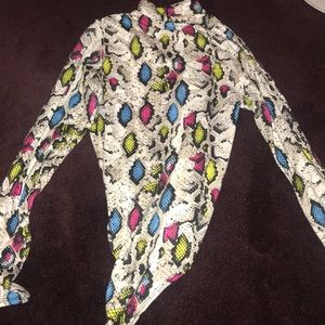 fashion nova funky leotard
